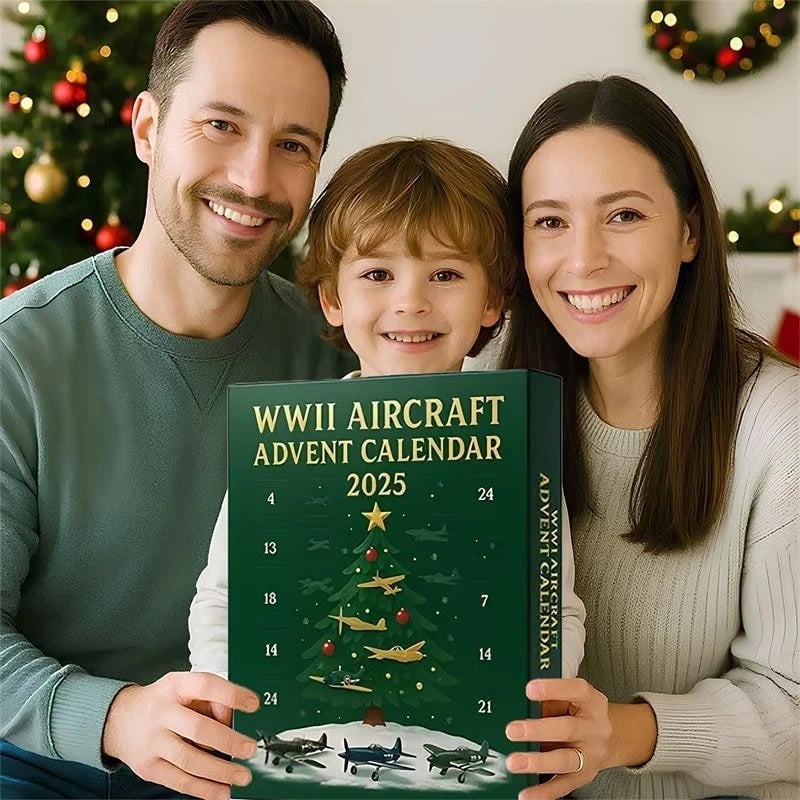 Ημερολόγιο Advent Airplane 2025 Αεροπλάνο Β' Παγκοσμίου Πολέμου-GR