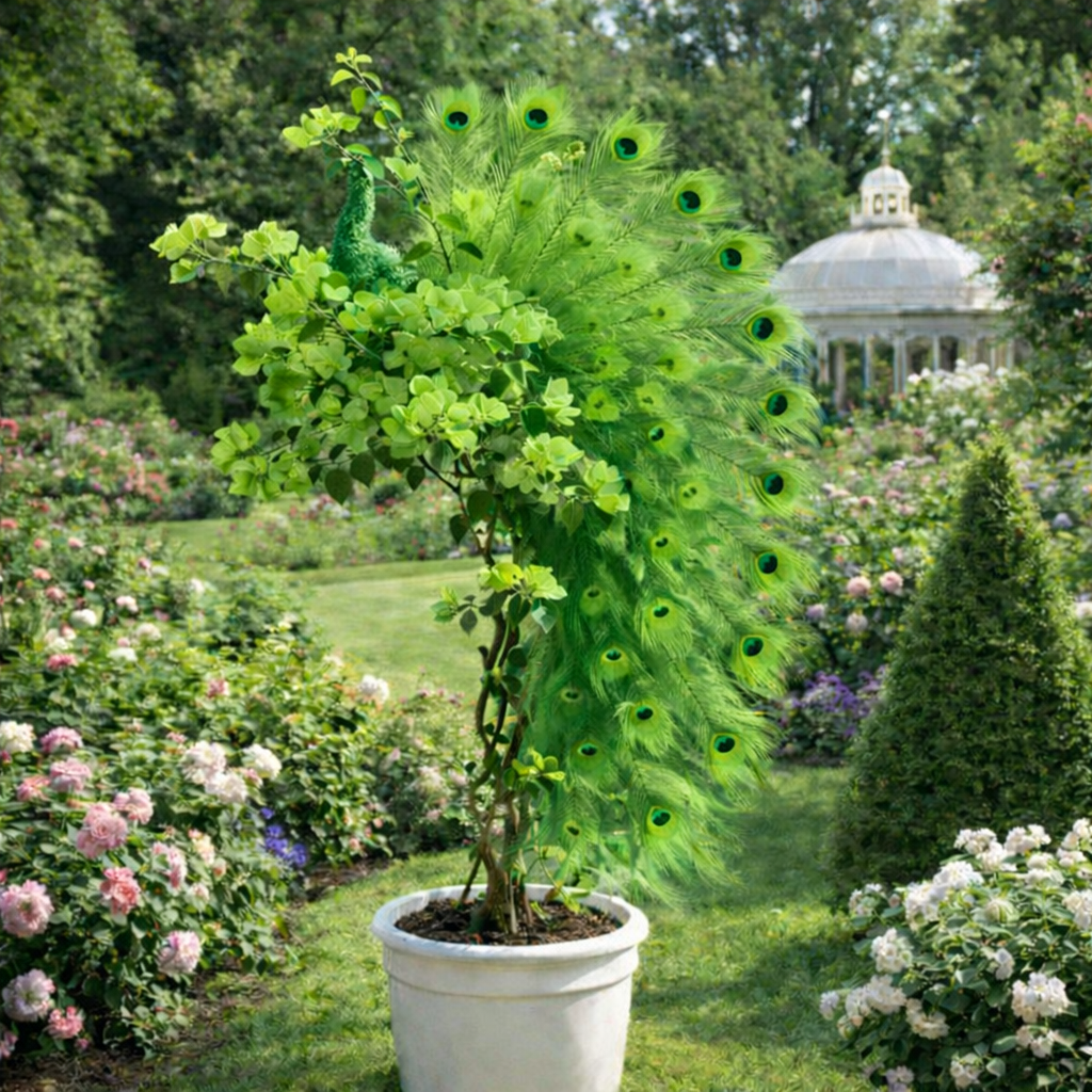 Semillas de buganvilla pavo real: embellece tu jardín con elegantes flores de pavo real.-ES