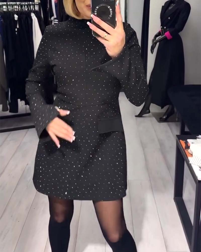 Elegantna, sijoča ženska obleka-SI