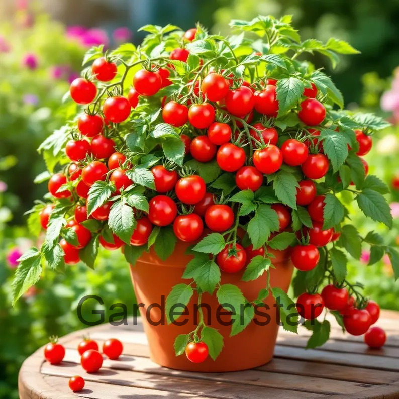 🍅🍅Νανοί σπόροι ντομάτας σε γλάστρες-GR