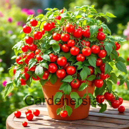 🍅🍅Νανοί σπόροι ντομάτας σε γλάστρες-GR