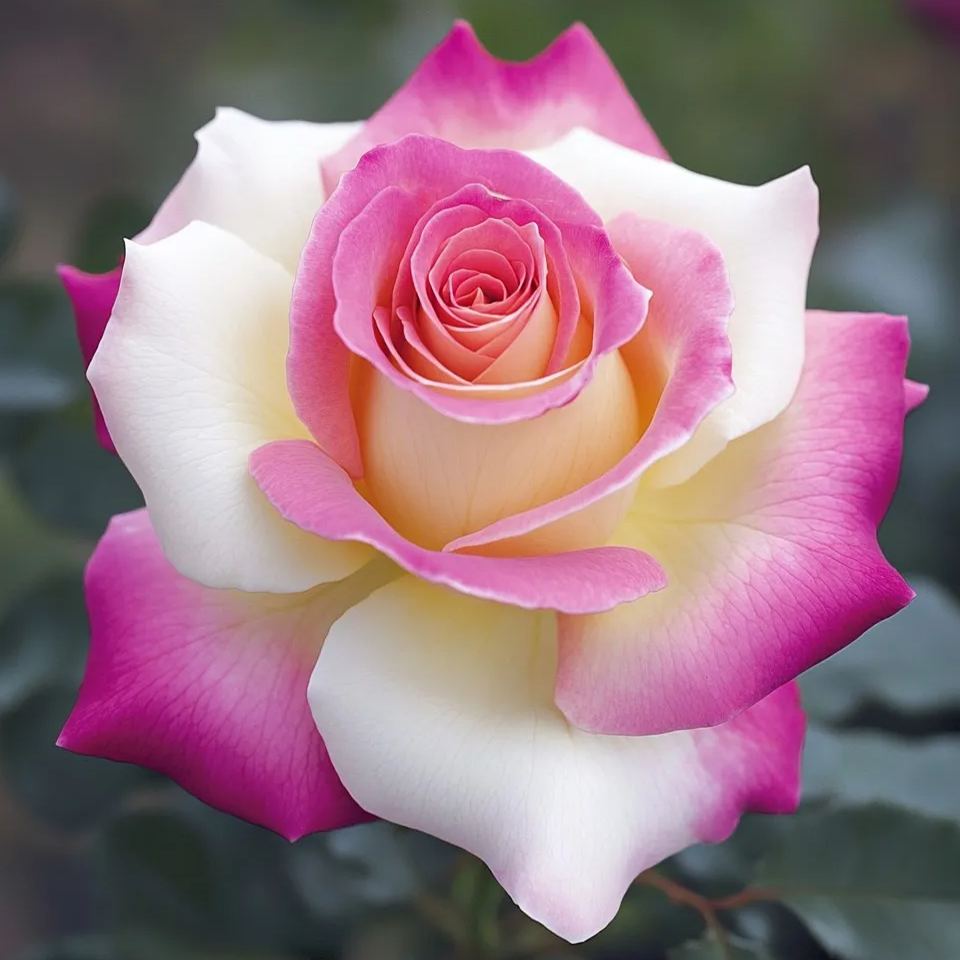 Rosa rara Blue Moon 🌌 y rosa de encaje multicolor 🌈🌹-ES
