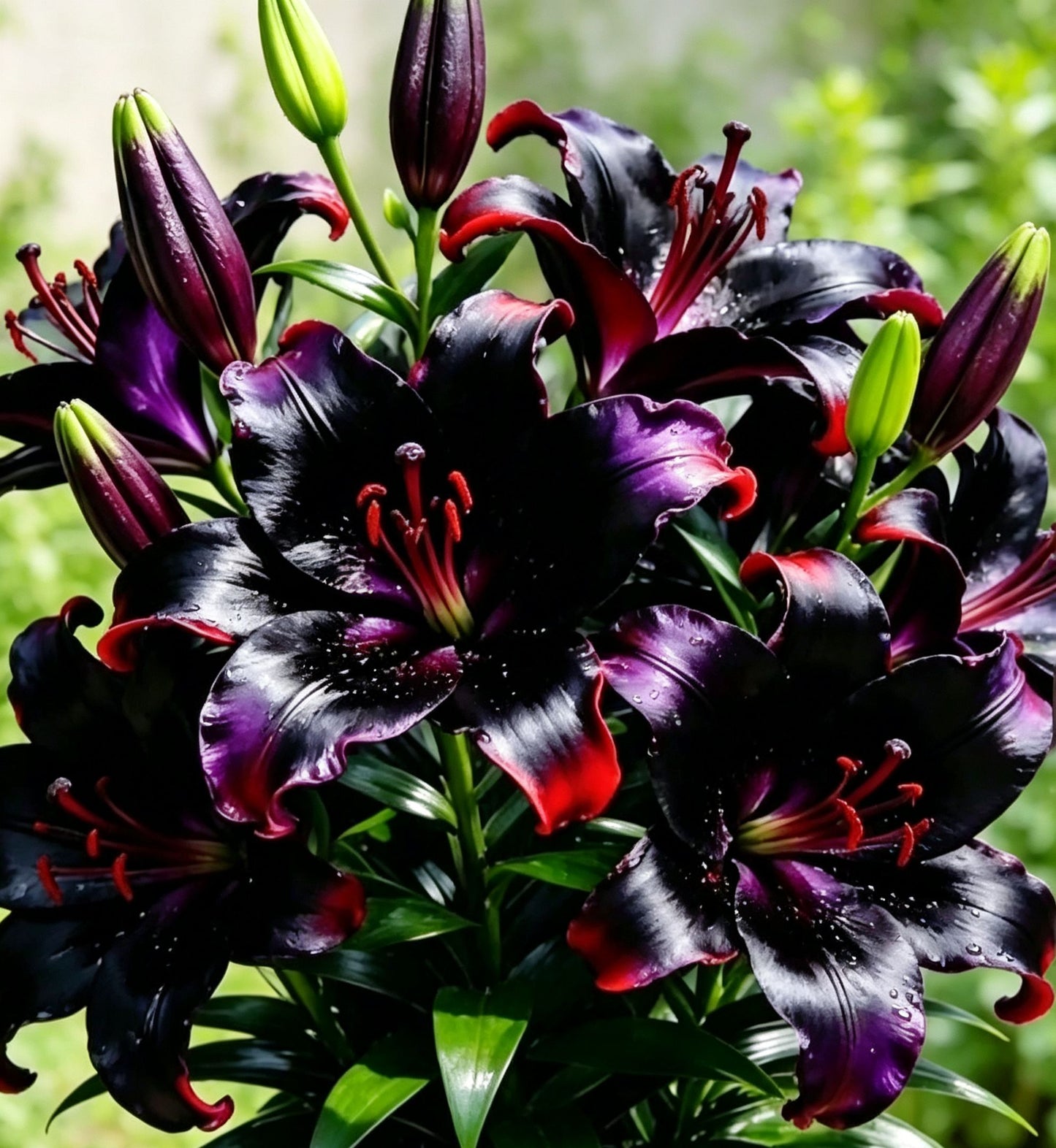 Crni čarobni ljiljan 🌺Lukvice parfemskog ljiljana - svježe i slatke-HR