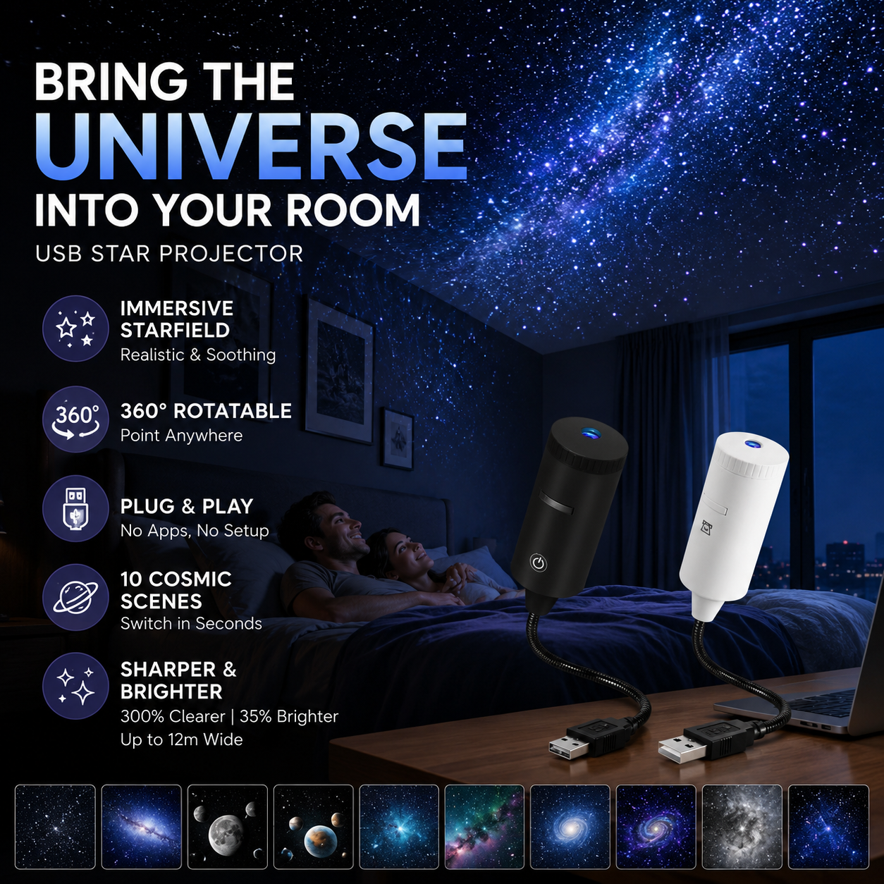 Proyector HD Star Plug-and-Play: más de 50.000 usuarios satisfechos-ES