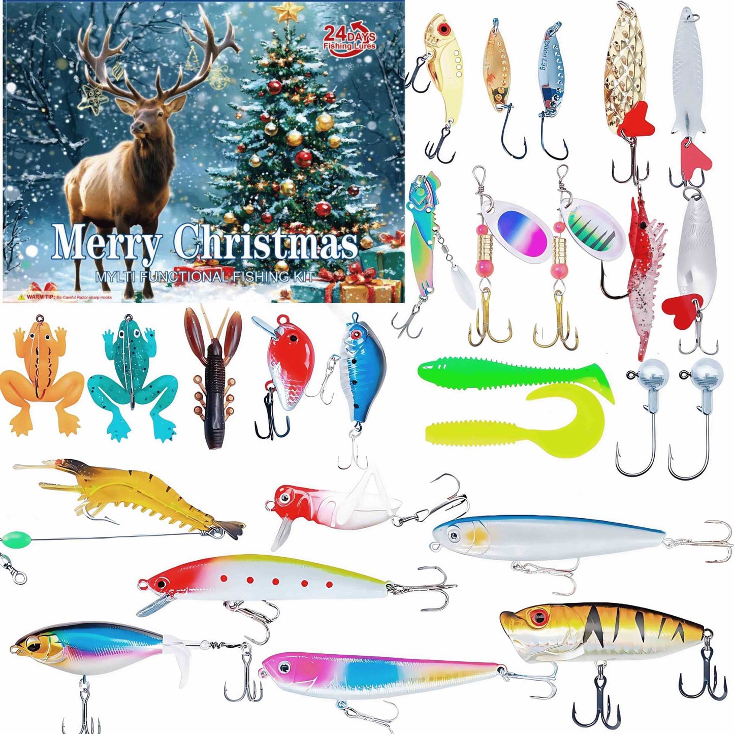 Calendario de Adviento de Pesca – 24 días para Navidad-ES