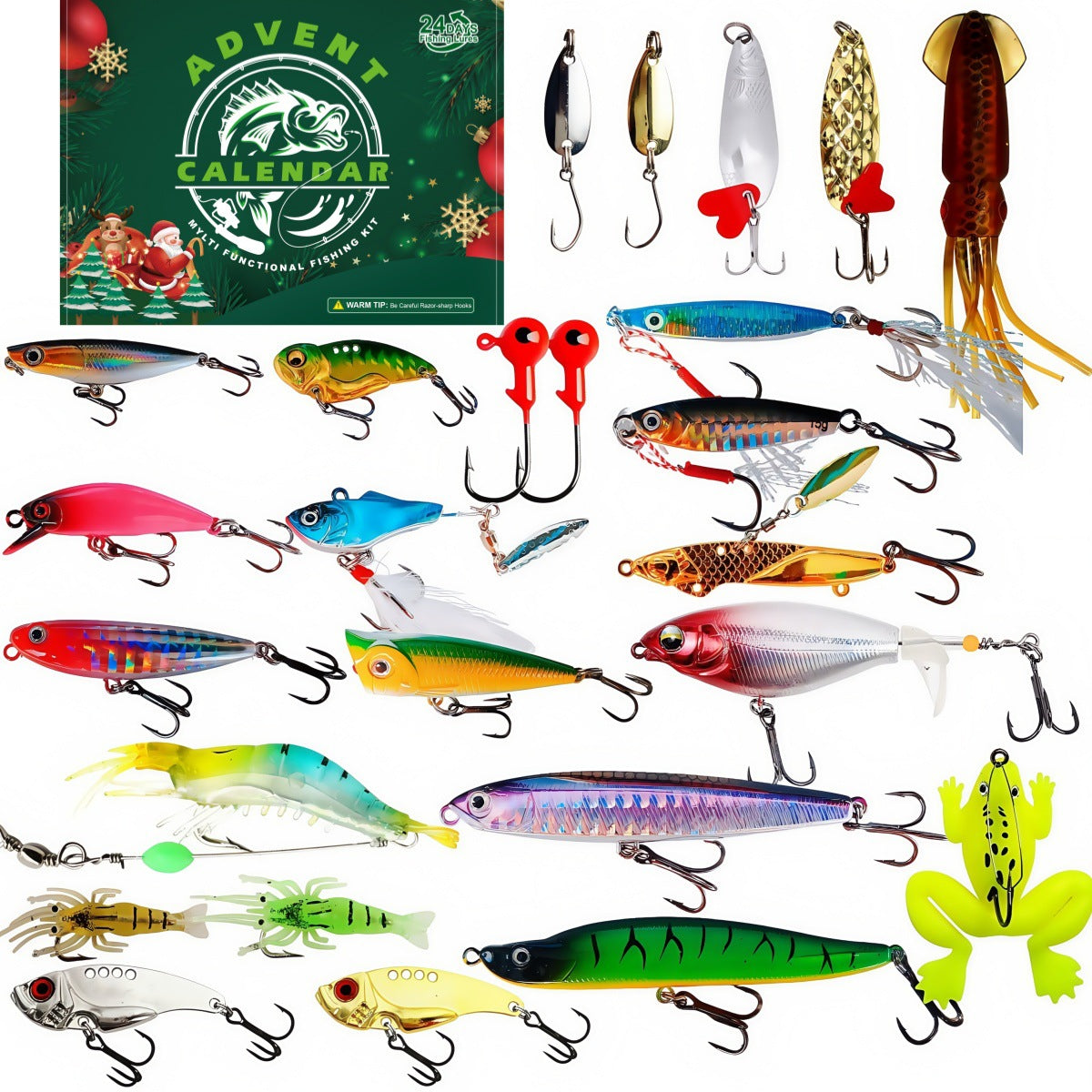 Calendario de Adviento de Pesca – 24 días para Navidad-ES