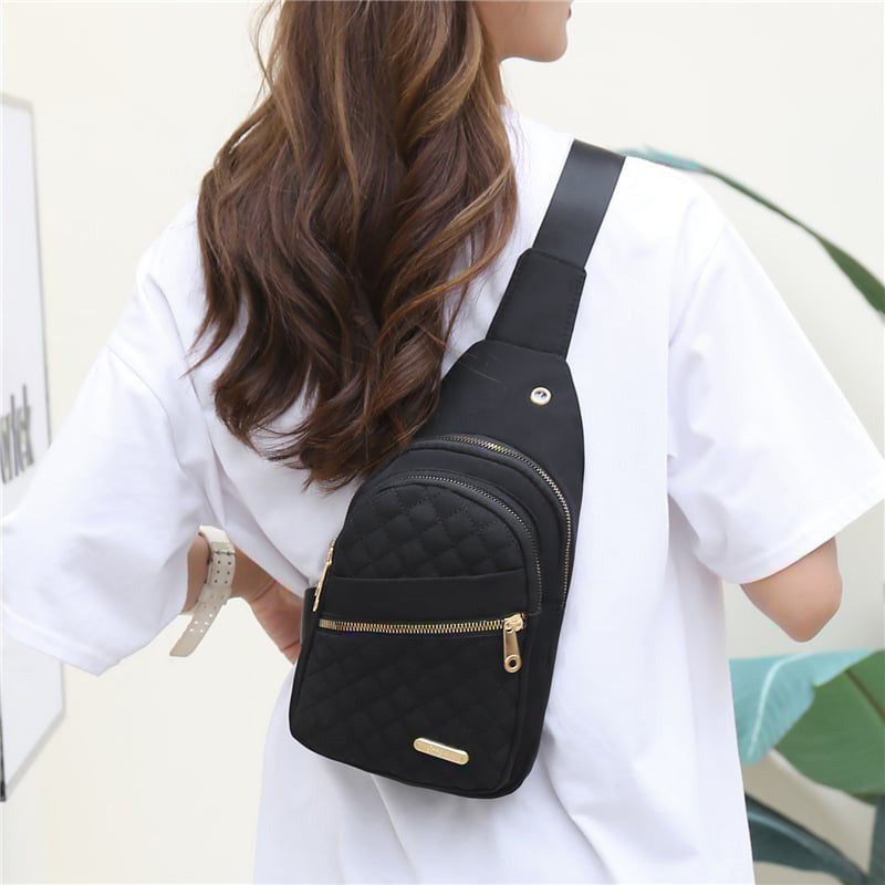 💥Bolso de pecho con cremallera y múltiples bolsillos-ES
