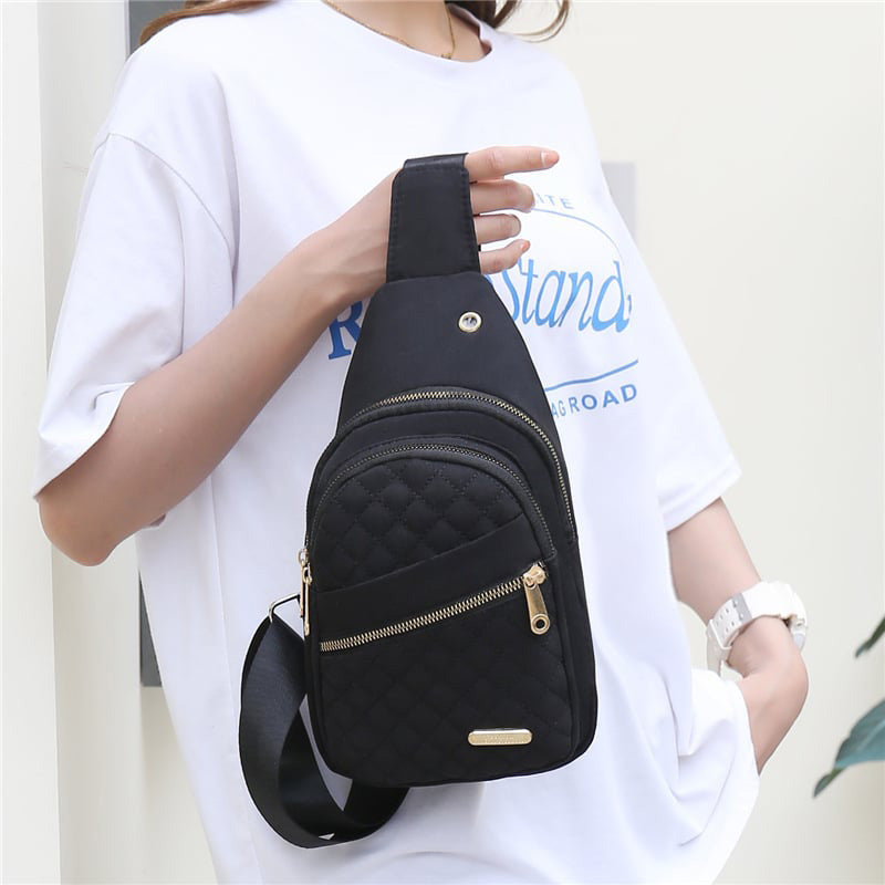 💥Bolso de pecho con cremallera y múltiples bolsillos-ES