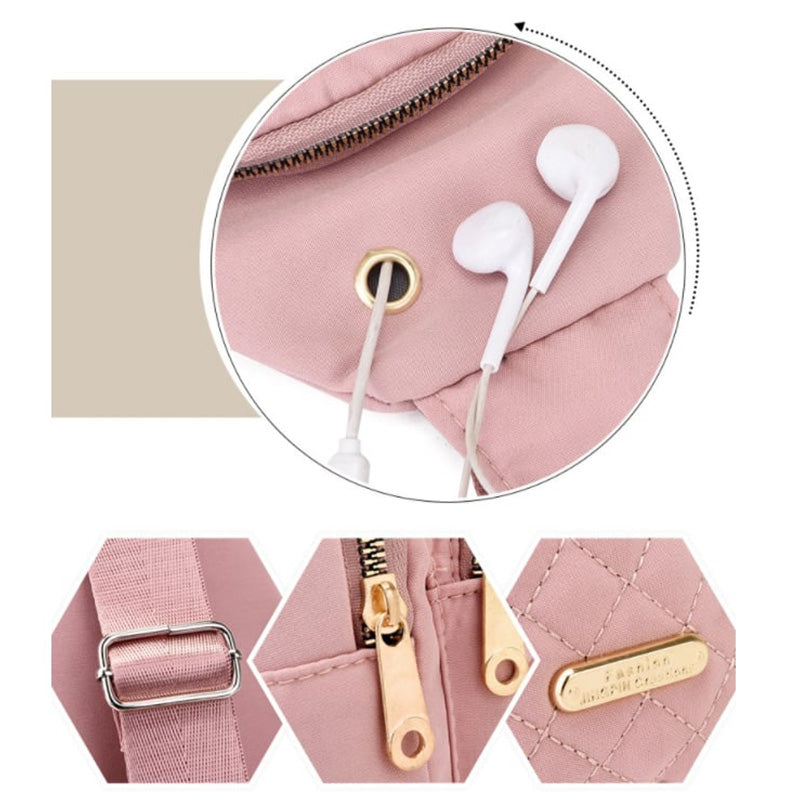 💥Bolso de pecho con cremallera y múltiples bolsillos-ES