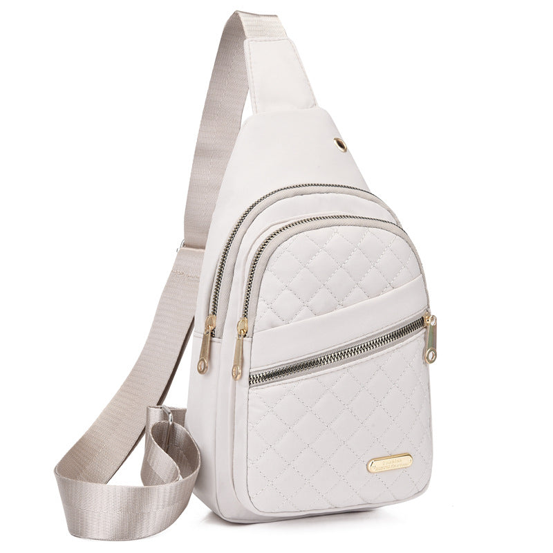 💥Bolso de pecho con cremallera y múltiples bolsillos-ES