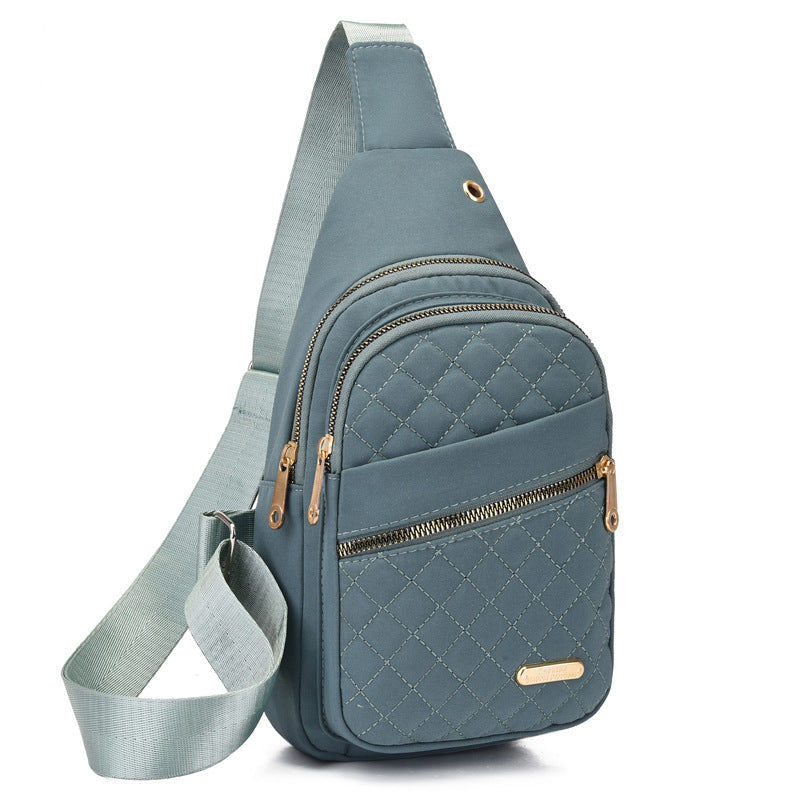 💥Bolso de pecho con cremallera y múltiples bolsillos-ES