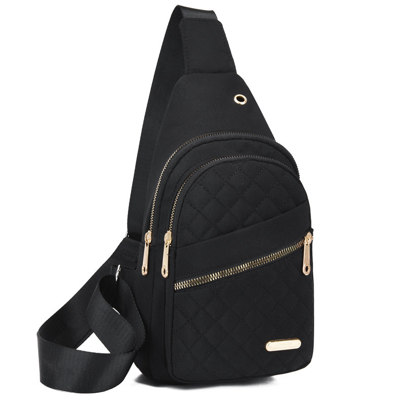 💥Bolso de pecho con cremallera y múltiples bolsillos-ES