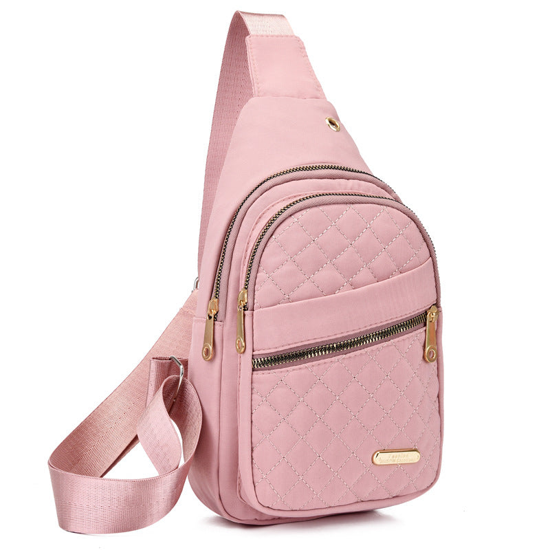 💥Bolso de pecho con cremallera y múltiples bolsillos-ES