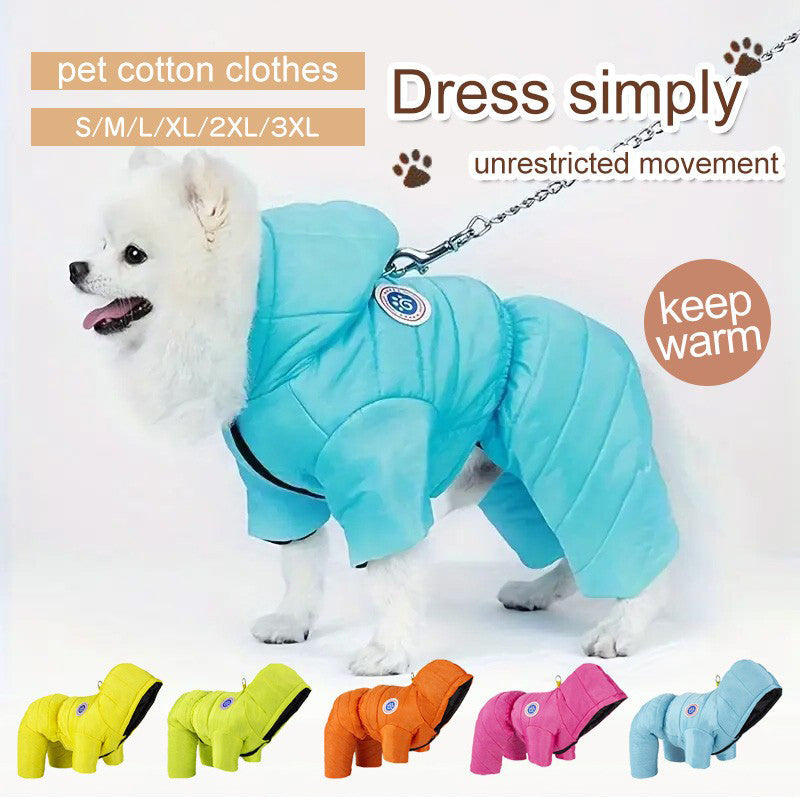Ropa de invierno cálida y resistente al viento para perros 🐕-ES
