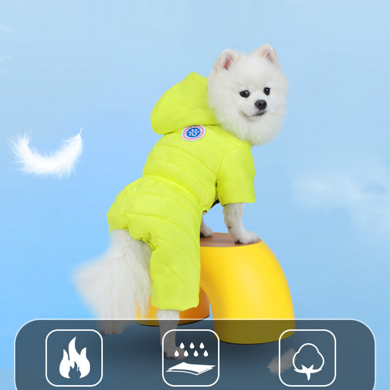 Ropa de invierno cálida y resistente al viento para perros 🐕-ES