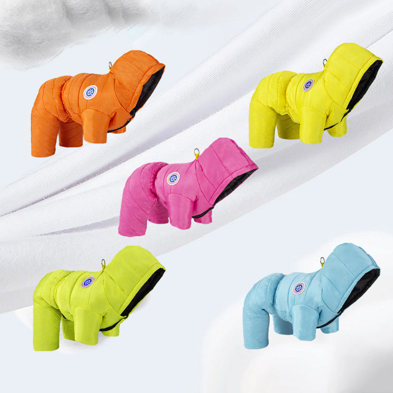 Ropa de invierno cálida y resistente al viento para perros 🐕-ES