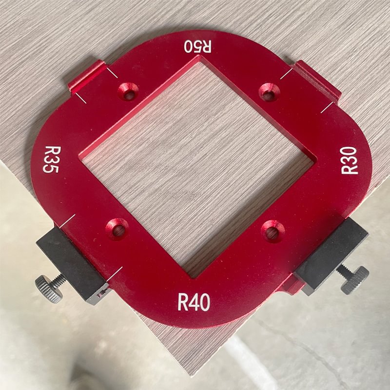 📐 4 viename kampinis šablonas – spyruoklinis padėties nustatymo įtaisas | Medžio ir metalo apdirbimui 🔩🛠️-LT
