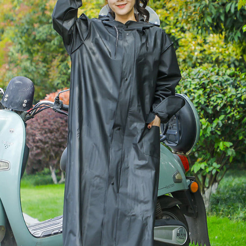 🌧️ Dežni jopič za večkratno uporabo z masko (model za odrasle)-si
