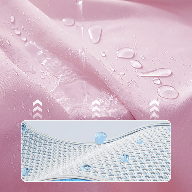 🌧️ Daugkartinė striukė nuo lietaus su kauke (suaugusiųjų modelis)-LT