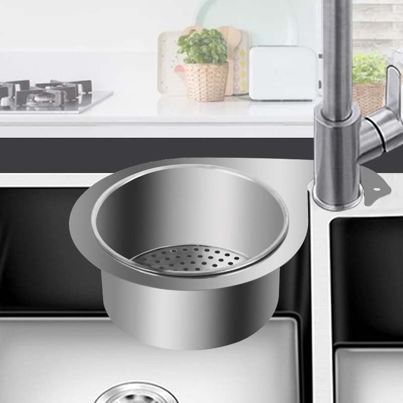 Cesta coladora de fregadero de acero inoxidable con forma de cisne-ES
