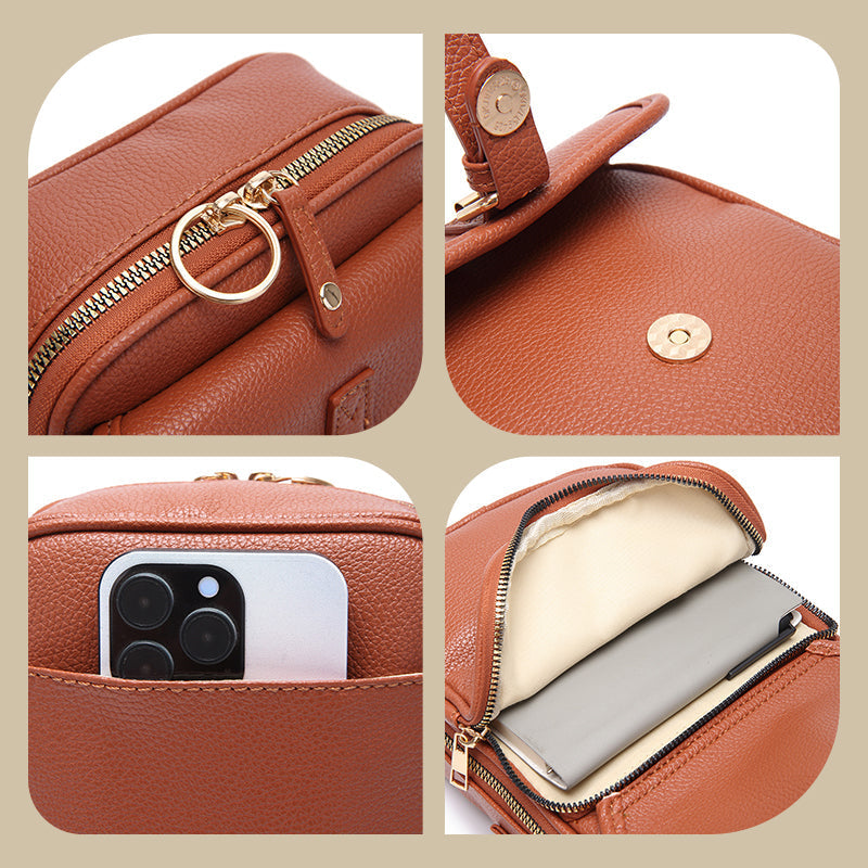 Bolso bandolera vintage de gran capacidad👜-ES