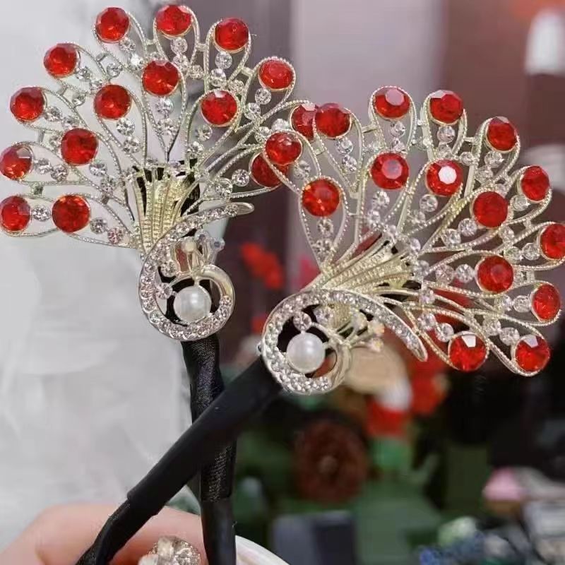 【💞Compra 1, llévate 1 gratis】🦚Accesorios para el cabello de pavo real retro de moda-ES