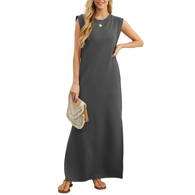 👗Vestido casual sin arrugas para mujer con parte inferior✨-ES