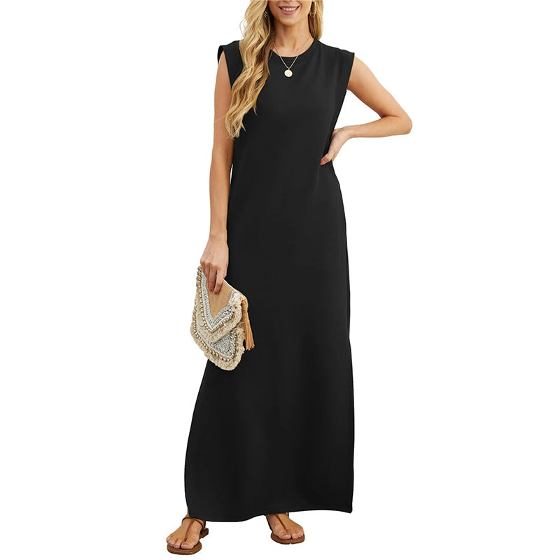 👗Vestido casual sin arrugas para mujer con parte inferior✨-ES