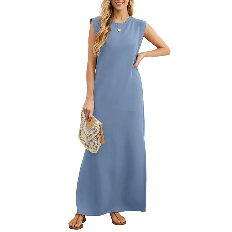 👗Vestido casual sin arrugas para mujer con parte inferior✨-ES