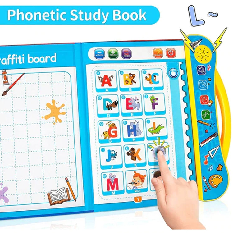 🎄[El mejor regalo para niños] Libro inteligente para aprender pronunciación-ES