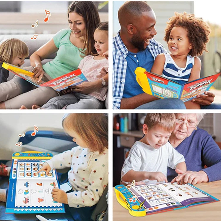 🎄[El mejor regalo para niños] Libro inteligente para aprender pronunciación-ES