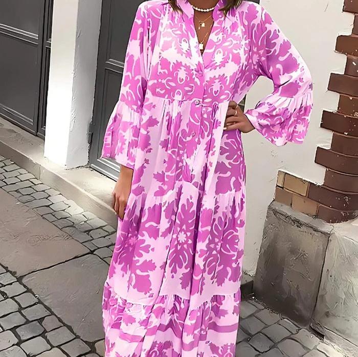 【🌷S-4XL】🌸Vestido de manga larga para mujer-ES