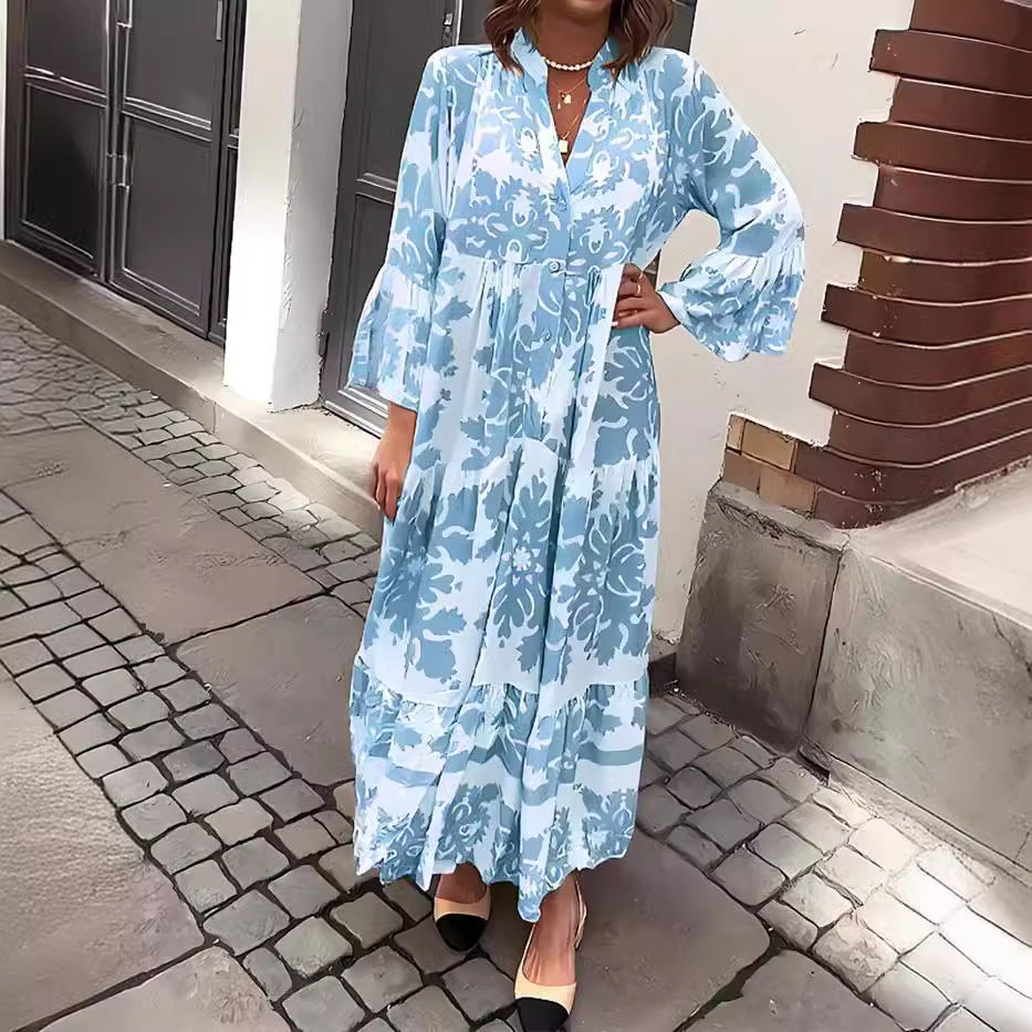 【🌷S-4XL】🌸Vestido de manga larga para mujer-ES