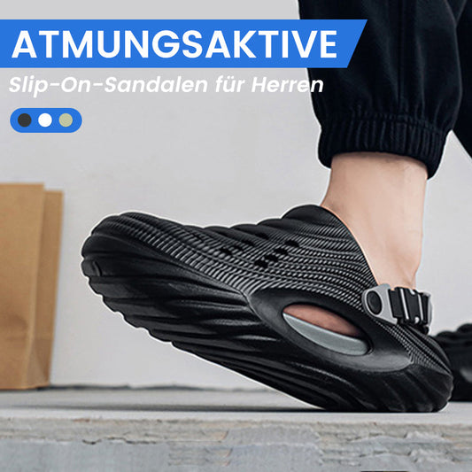 ☁️Ανεπτυγμένα Slip-On Σανδάλια για Άνδρες 🌬️-GR