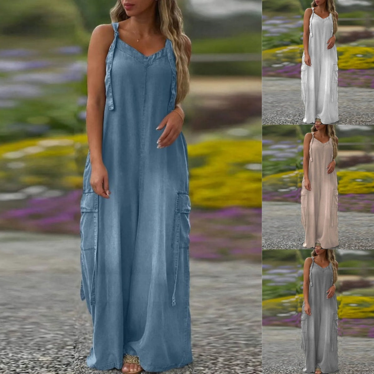 🔥SÓLO POR HOY! Mono oversize con bolsillos | -20% en la colección de verano-ES