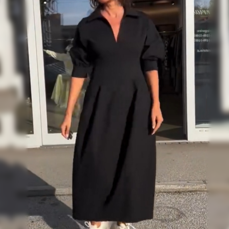 💕 Vestido negro temperamental-ES
