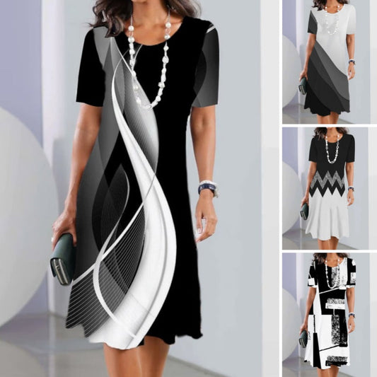 🔥Vestido de mujer con estampado 3D-ES