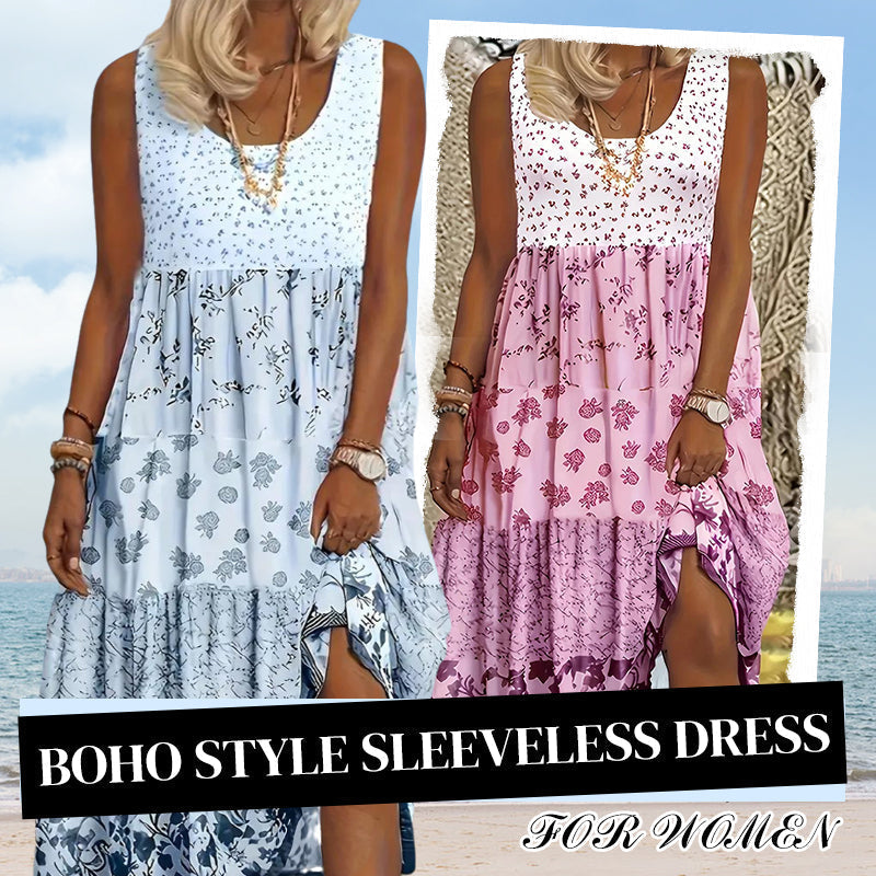 ✨👗 Haljina bez rukava u boho stilu za žene-HR