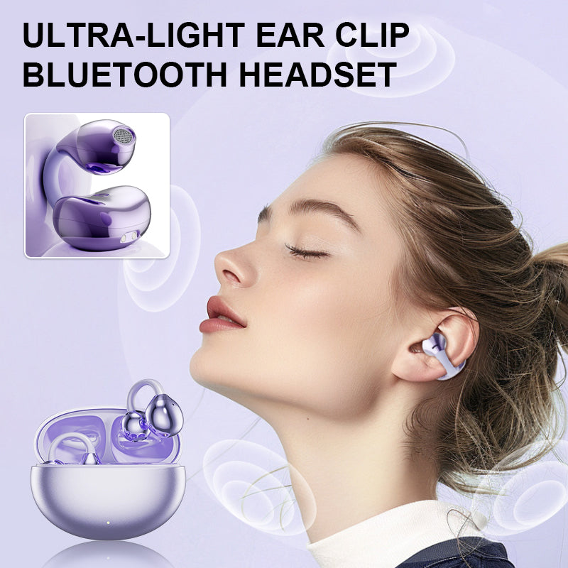 🎧Auriculares Bluetooth ultraligeros con clip para la oreja-ES
