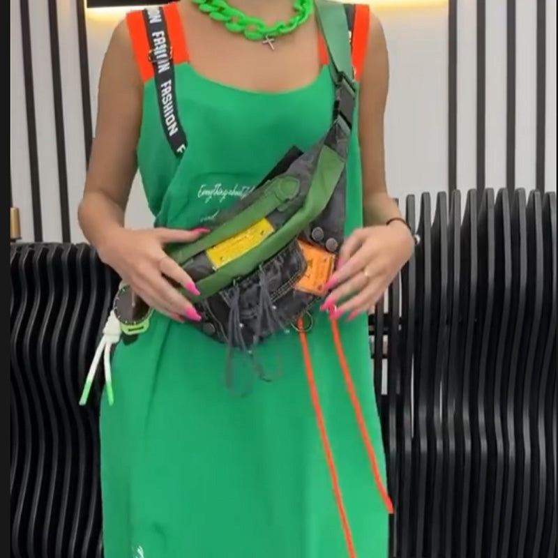 Vestido casual estampado sin mangas para mujer-ES