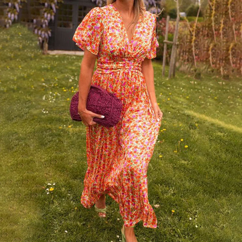 🎉【S-3XL】💃 Dulces vestidos florales vintage para mujer🌹-ES