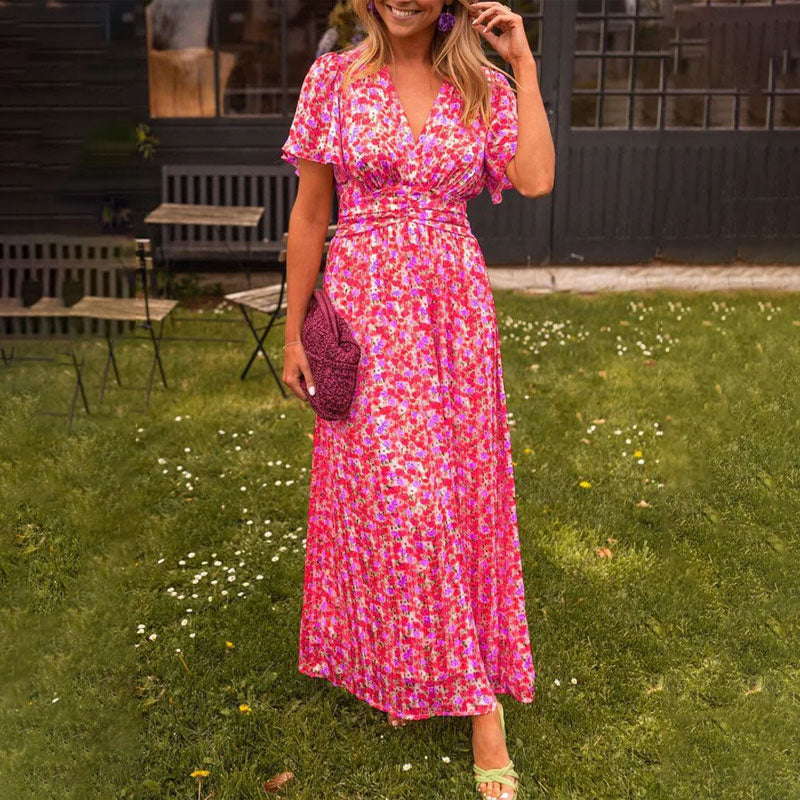 🎉【S-3XL】💃 Dulces vestidos florales vintage para mujer🌹-ES