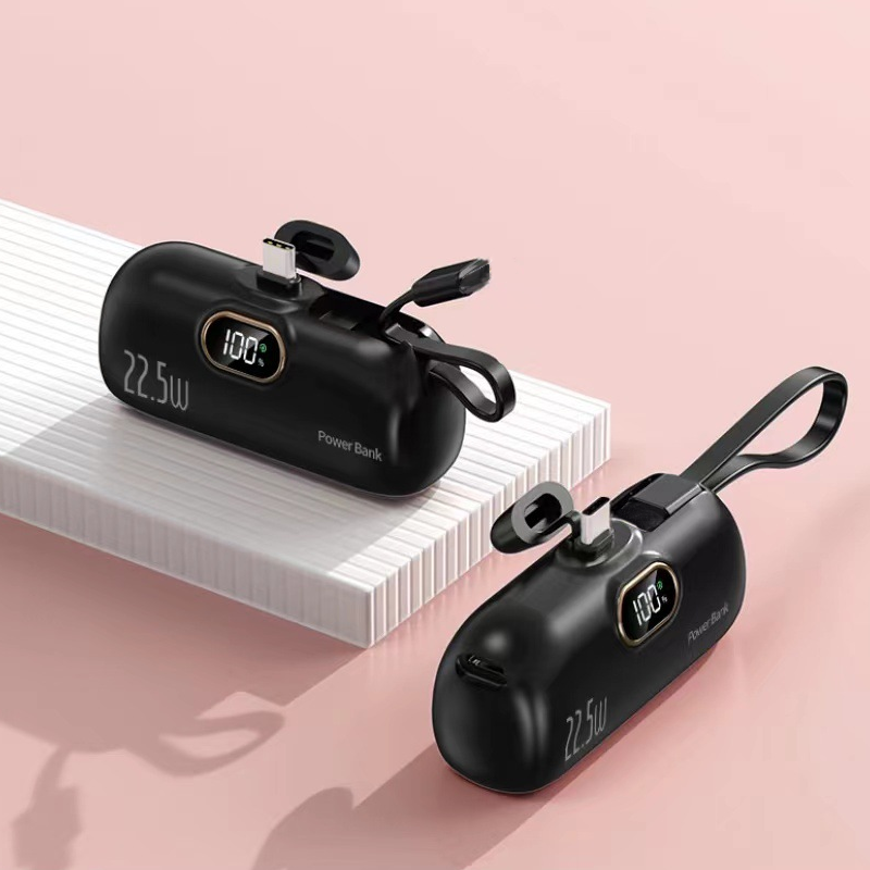 ⏳Oferta de verano: 40% de descuento 🎉 Mini batería externa portátil con cargador de 5000 mAh para tu teléfono 🔋-ES