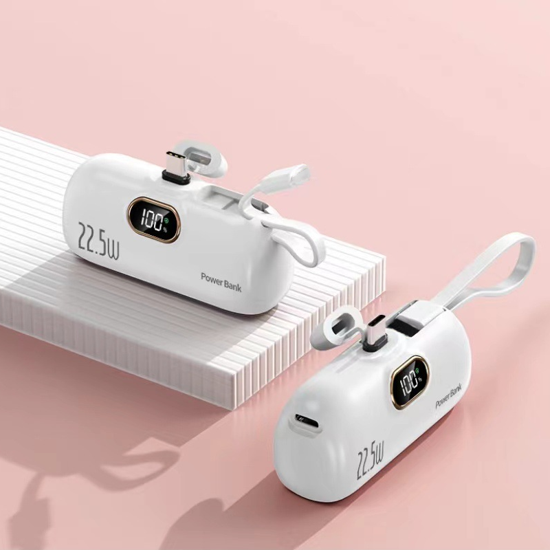⏳Oferta de verano: 40% de descuento 🎉 Mini batería externa portátil con cargador de 5000 mAh para tu teléfono 🔋-ES