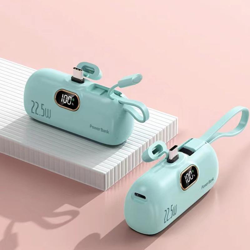 ⏳Oferta de verano: 40% de descuento 🎉 Mini batería externa portátil con cargador de 5000 mAh para tu teléfono 🔋-ES