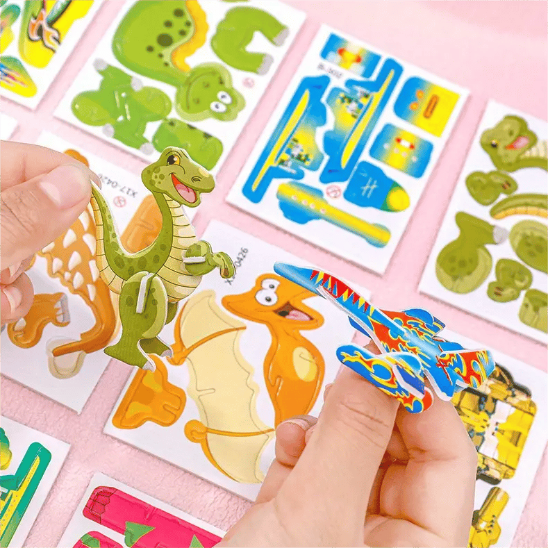 🎁Último día de la promoción: 50% de descuento🔥 Rompecabezas educativo 3D de dibujos animados 2025-ES