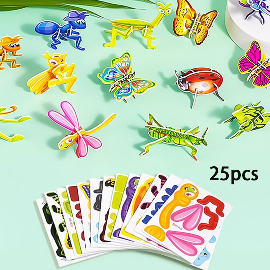 🎁Último día de la promoción: 50% de descuento🔥 Rompecabezas educativo 3D de dibujos animados 2025-ES