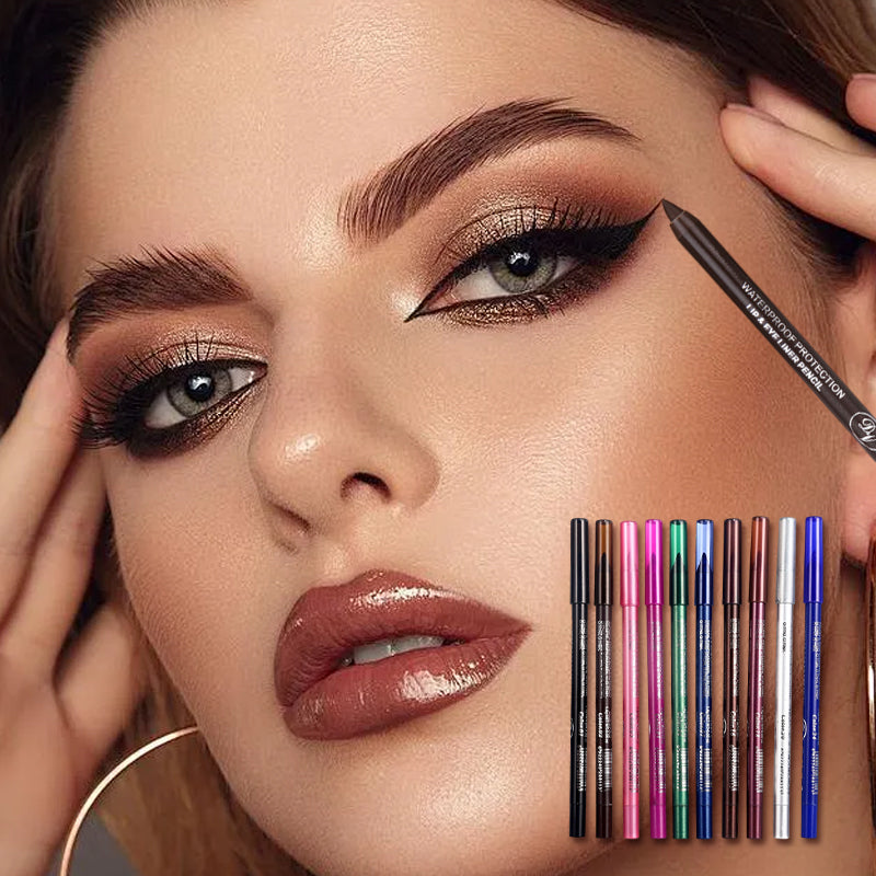 10 delineadores de ojos en gel de colores-ES
