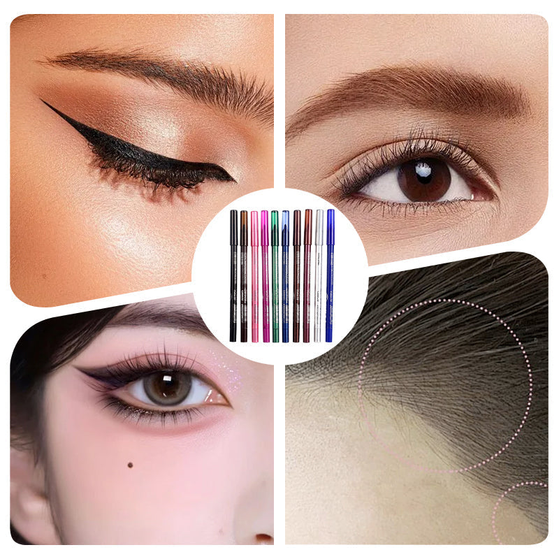 10 delineadores de ojos en gel de colores-ES