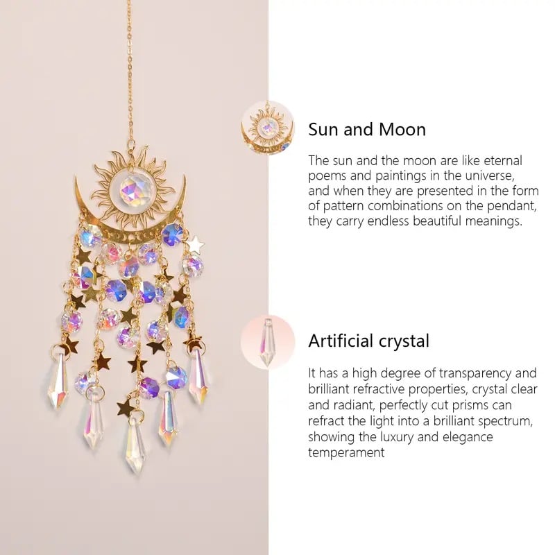 🌙Zunanji amulet z luninim kristalom-SI